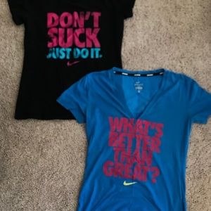 Nike dri-fit shirts